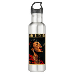 Billie Holiday Stainless Steel Water Bottle