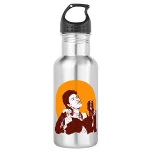 Billie Holiday Stainless Steel Water Bottle