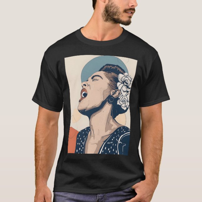 Billie Holiday  T-Shirt (Front)