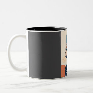Billie Holiday Two-Tone Coffee Mug