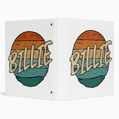 Billie Vintage 3 Ring Binder