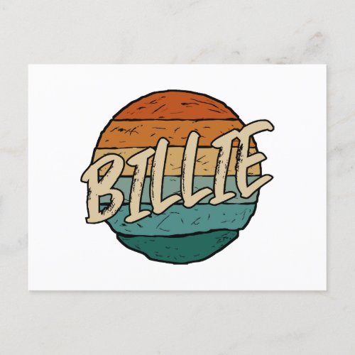 Billie Vintage Holiday Postcard