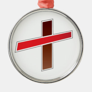 BILLIEVE CROSS METAL ORNAMENT