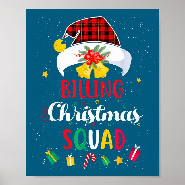 Billing Christmas Squad Santa Hat Billing Speciali Poster (Front)