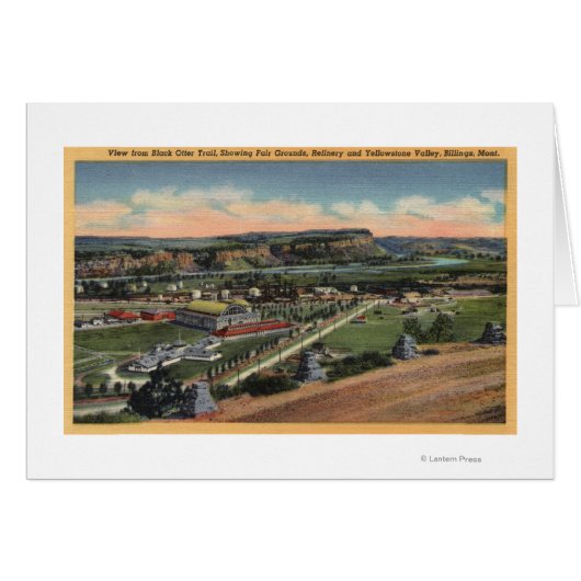 Billings, Montana - Black Otter Trail Cards (Front Horizontal)