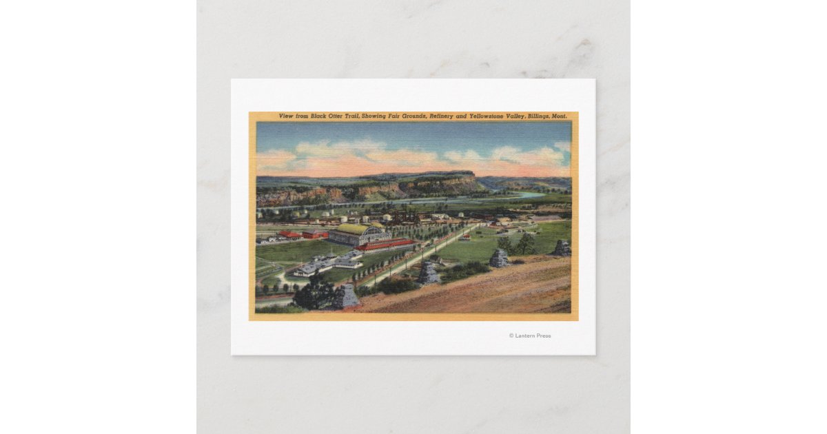 Billings, Montana Black Otter Trail Postcard Zazzle