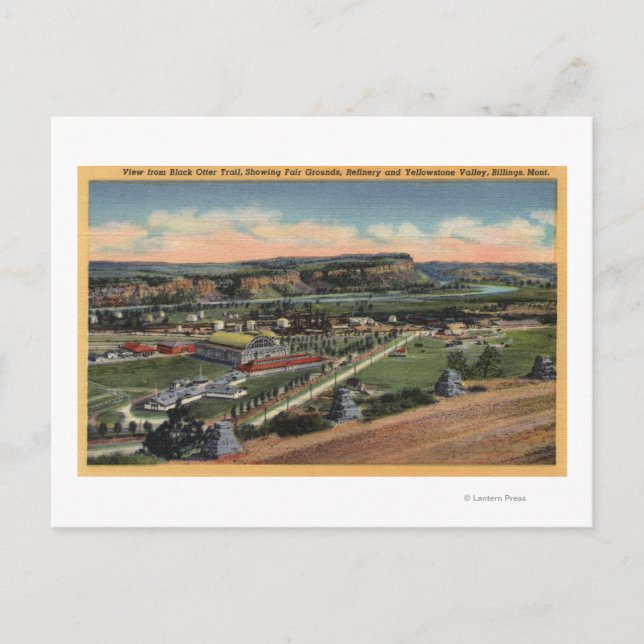 Billings, Montana - Black Otter Trail Postcard (Front)