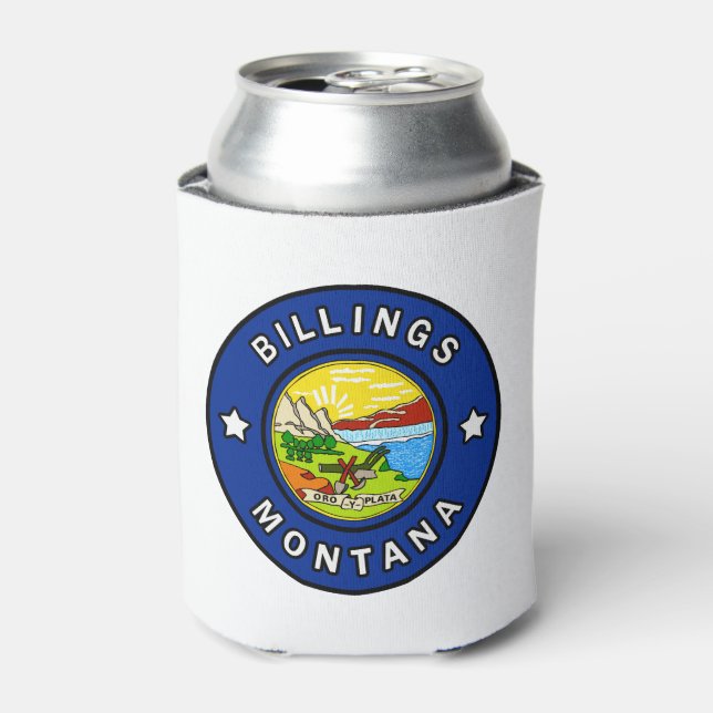 Billings Montana Can Cooler (Can Front)