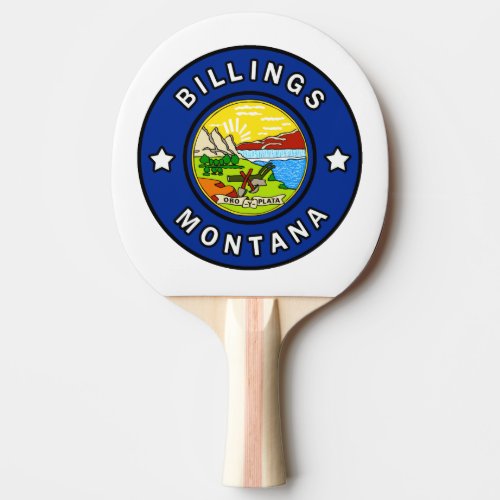 Billings Montana Ping Pong Paddle