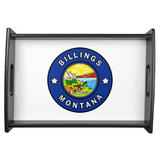 Billings Montana Serving Tray (Front)