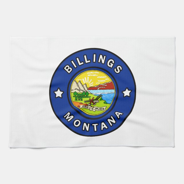 Billings Montana Towel (Horizontal)