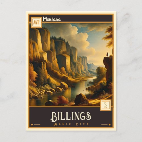 Billings Montana  Vintage Postcard