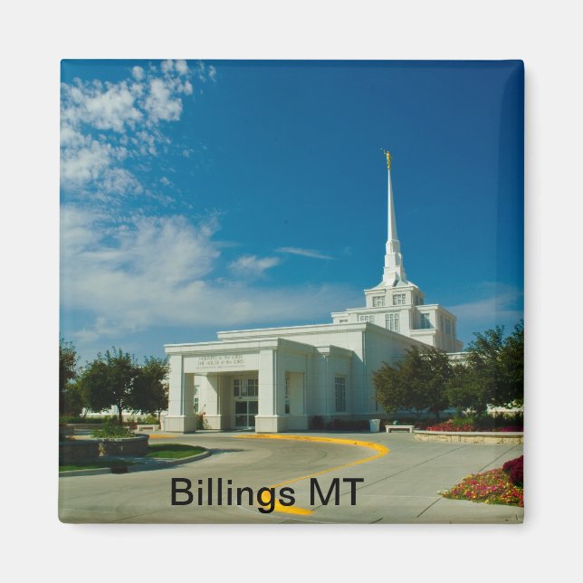 Billings MT LDS Temple Magnet (Front)