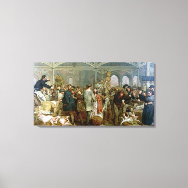 Billingsgate Fish Market Canvas Print (Front)