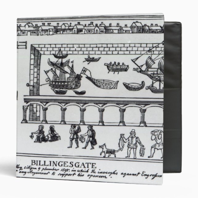 Billingsgate Market 3 Ring Binder (Front/Inside)