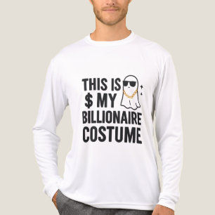 Billionaire Ghost Funny Halloween Costume Tri-Blend Shirt