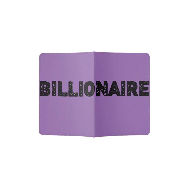 BILLIONAIRE - wowpeer Passport Holder (Opened)