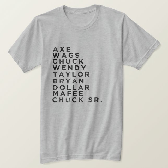 BILLIONS CHARACTER FAN T-Shirt (Design Front)