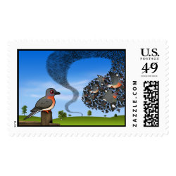 Billions of Passenger Pigeons Large Stamp 2.5