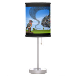 Billions of Passenger Pigeons Table Lamp