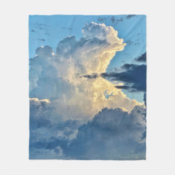 Billowing Clouds Fleece Blanket by CNelson01 at Zazzle
