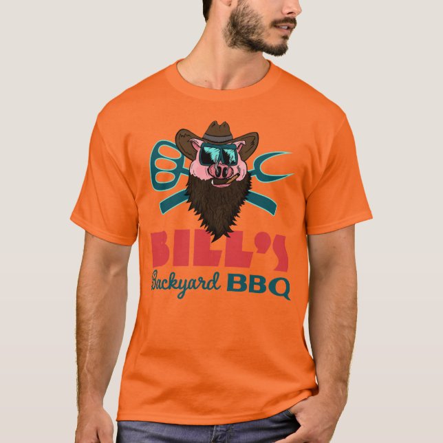 Bill's Backyard BBQ - TShirt (Front)