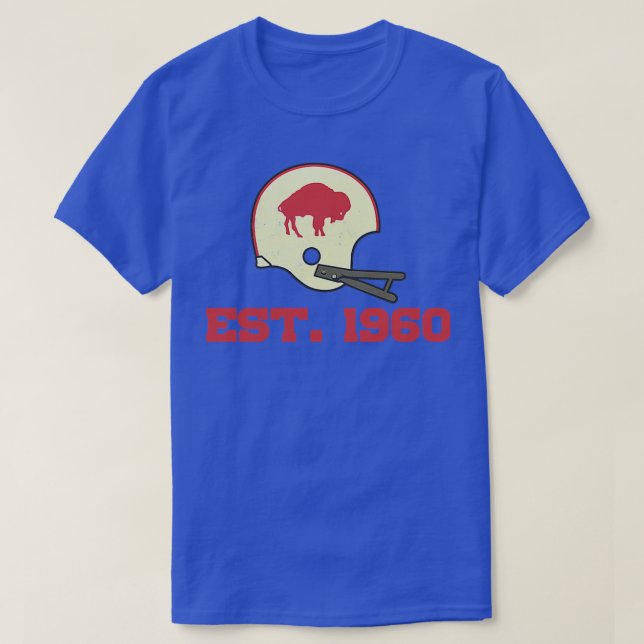Bills est 1960 Vintage Distressed T-Shirt (Design Front)