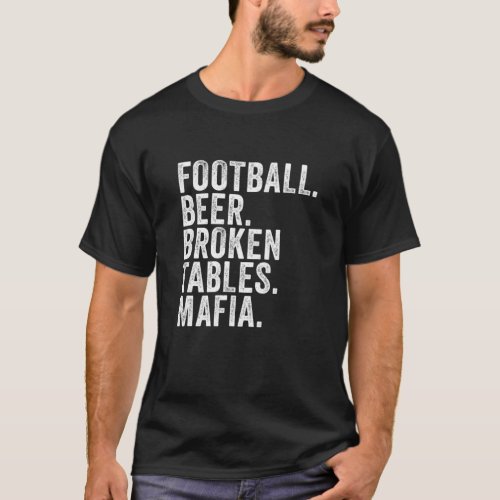 Bills Football Mafia Buffalo New York Sports Fan T_Shirt