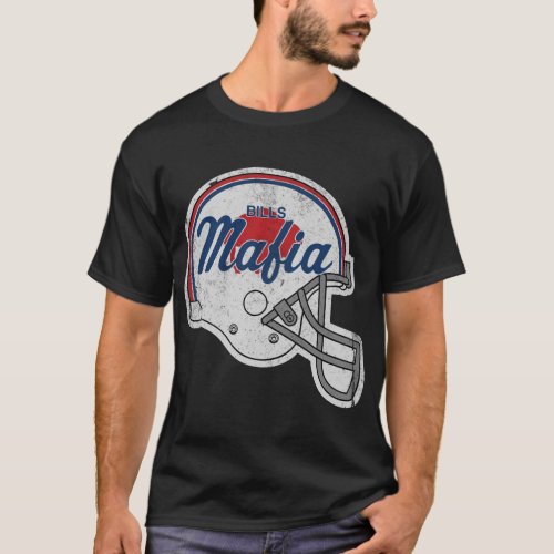 Bills Mafia Helmet _ Buffalo Sticker T_Shirt