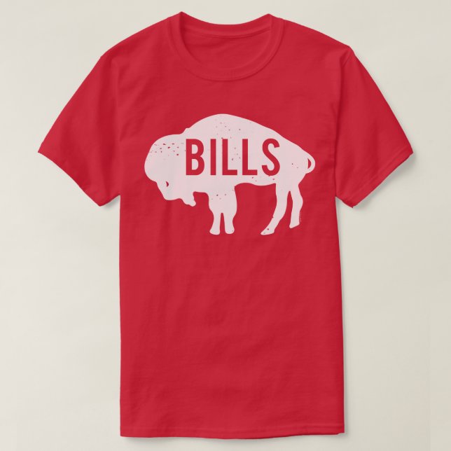 Bills Vintage Buffalo White T-Shirt (Design Front)