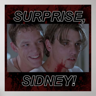 Billy and Stu in Scream Poster