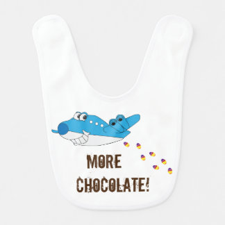 Billy Blue and Friends - More Chocolate! Baby Bib