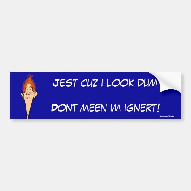 Billy Bob Bumper Sticker (Front)