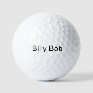 Billy Bob Golf Balls -- Customize It!