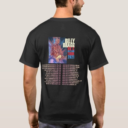 BILLY BRAGG UK  IRELAND TOUR 2021 T_Shirt