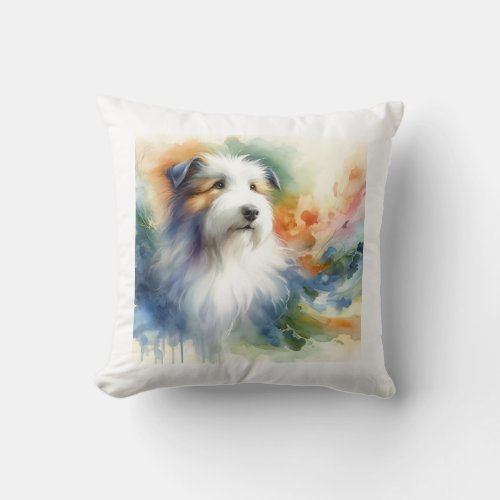 Billy Breed Brilliance AREF820 _ Watercolor Throw Pillow