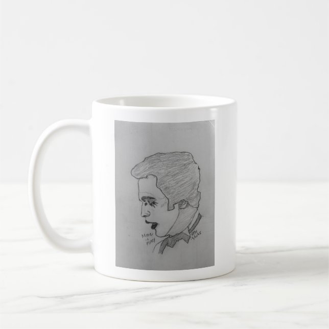 Billy Chrystal as a Mime Coffee Mug (Left)