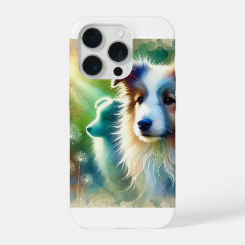 Billy dog 240624AREF116 _ Watercolor iPhone 15 Pro Case