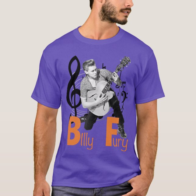 Billy Fury beat retro friends T-Shirt (Front)