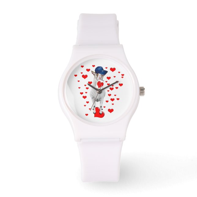 Billy Goat And Hearts Watch (Front)