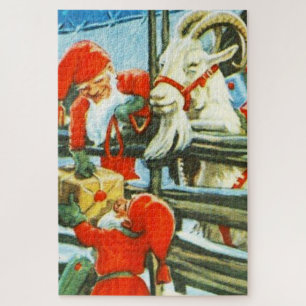 “Billy Goat Helper” by Jenny Nystrom Jigsaw Puzzle