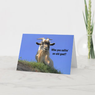Billy Goat Photo Card