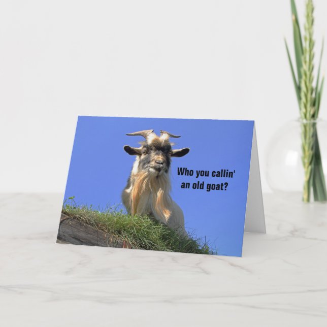 Billy Goat Photo Card (Front)