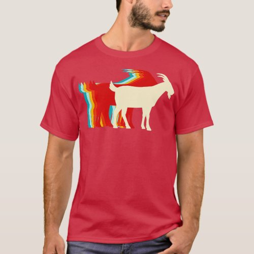 Billy Goat Retro Color Palette T_Shirt