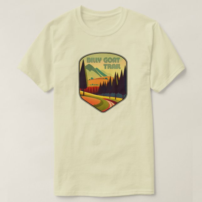 Billy Goat Trail Maryland Colors T-Shirt (Design Front)