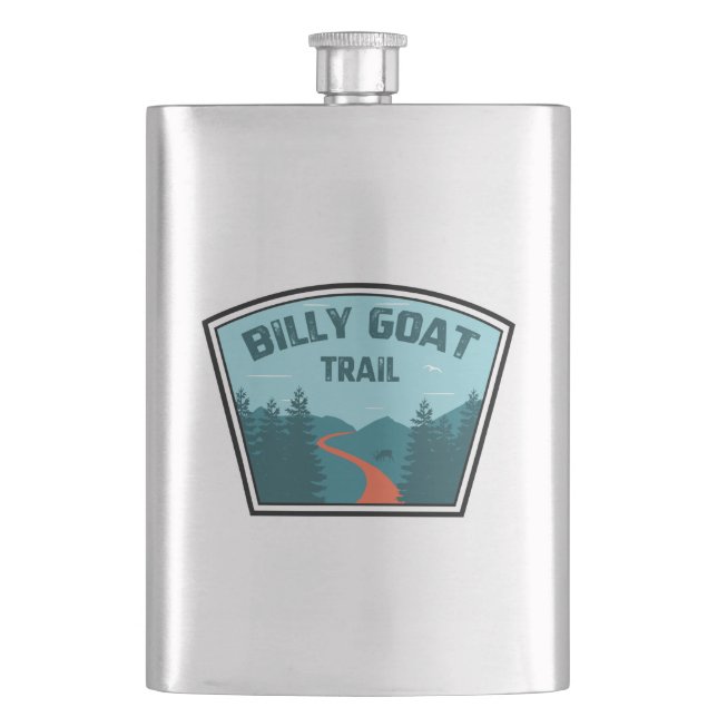 Billy Goat Trail Maryland Flask (Front)