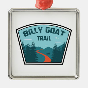 Billy Goat Trail Maryland Metal Ornament
