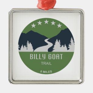 Billy Goat Trail Maryland Metal Ornament