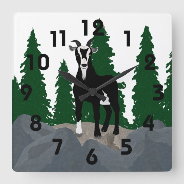 Billy Goat Wall Clock (Front)