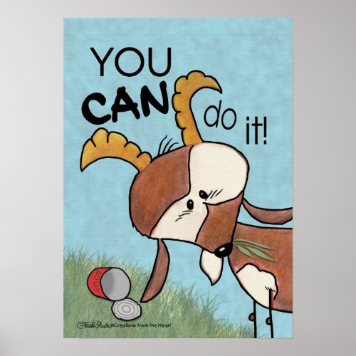 Billy Goat_You CAN Do It Poster